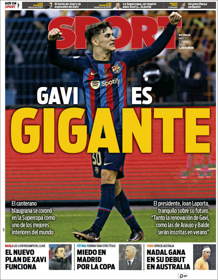 Portada de Sport (España)