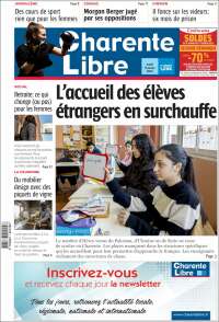 Portada de Charente Libre (France)