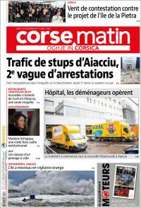 Portada de Corse-Matin (France)