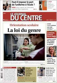 Portada de Le Journal du Centre (France)