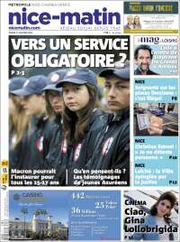 Portada de Nice-Matin (France)