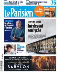 Portada de Le Parisien (France)