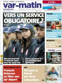 Portada de Var-Matin (France)