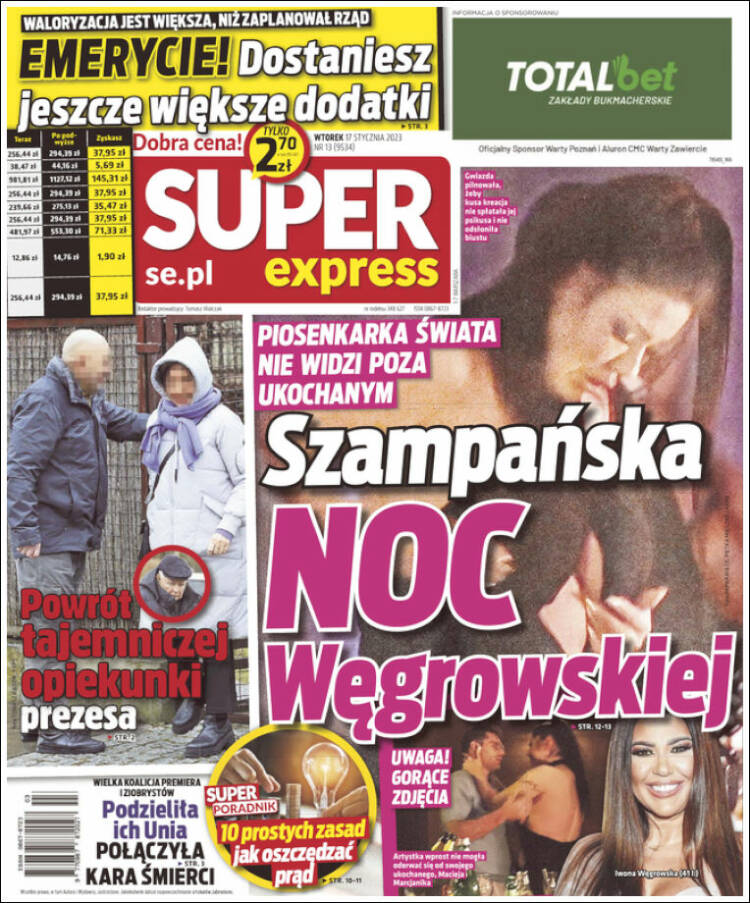 Portada de Super Express (Polonia)