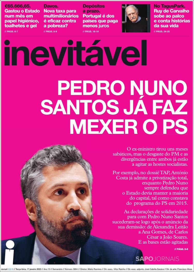 Portada de I - informação (Portugal)