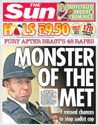 Portada de The Sun (United Kingdom)