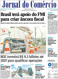 Portada de Jornal do Comércio (Brasil)