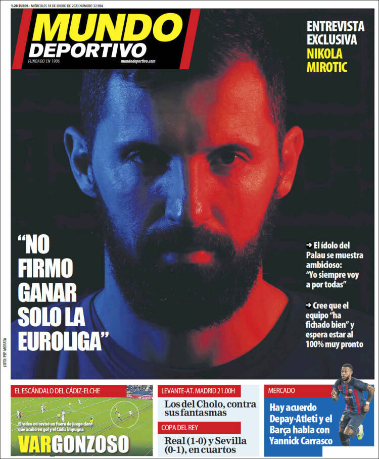 Portada de El Mundo Deportivo (España)