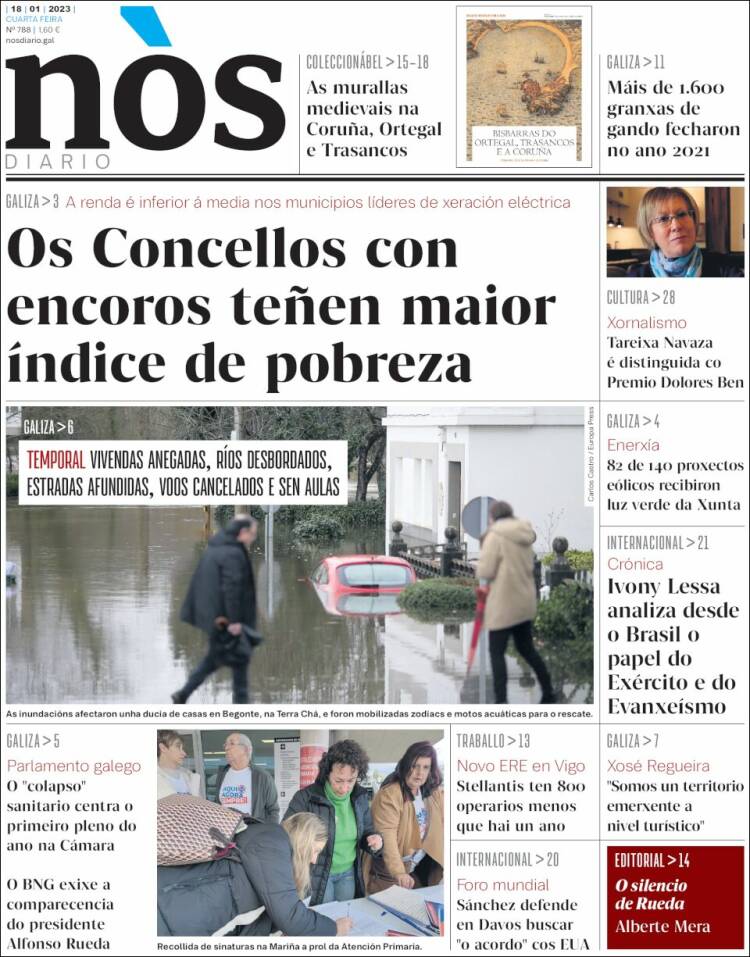 Portada de Nòs Diario (España)