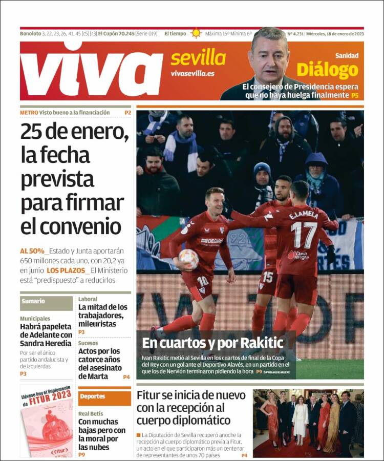 Portada de Viva Sevilla (España)