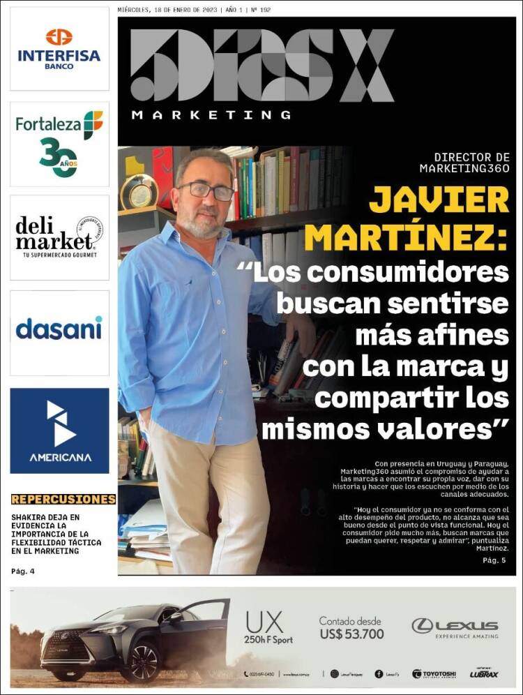 Portada de 5 Días (Paraguay)