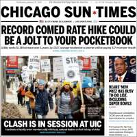 Portada de Chicago Sun-Times (USA)