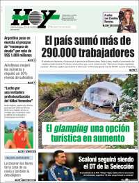 Portada de Diario Hoy (Argentina)