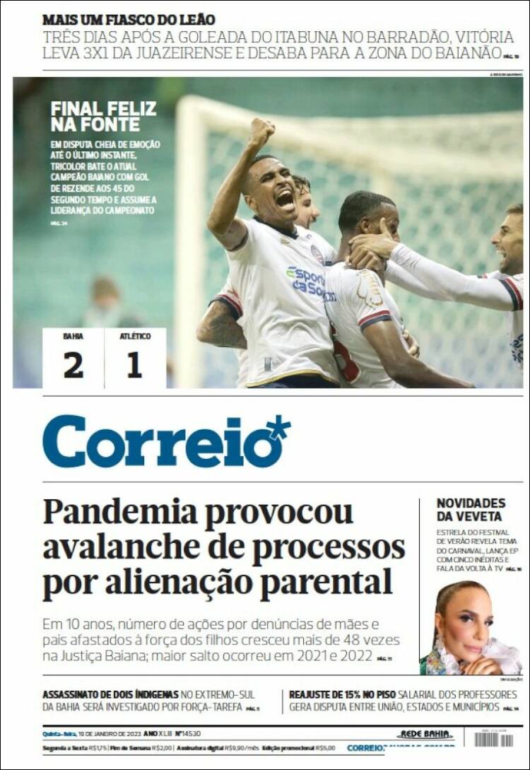 Portada de Correio* (Brasil)