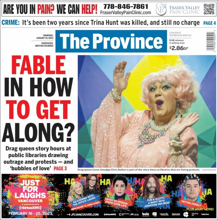 Portada de The Province (Canada)