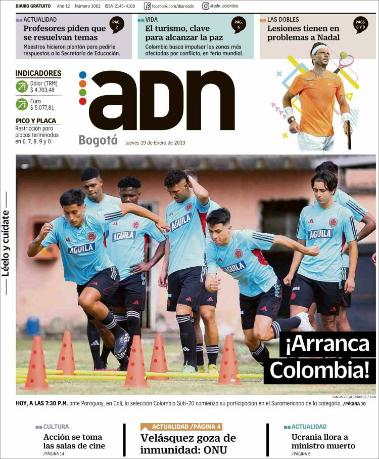 Portada de ADN - Bogotá (Colombia)