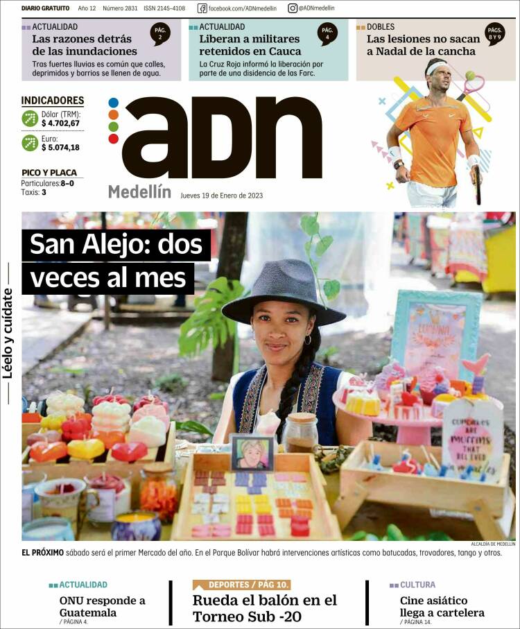 Portada de ADN - Medellín (Colombia)