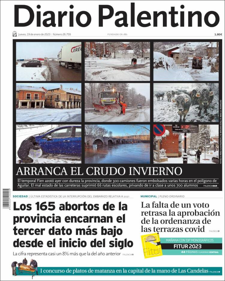 Portada de Diario Palentino (Espa&ntilde;a)
