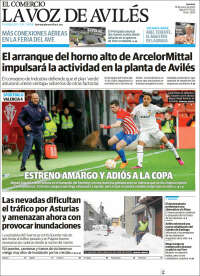 Portada de El Comercio - Avilés (Espa&ntilde;a)