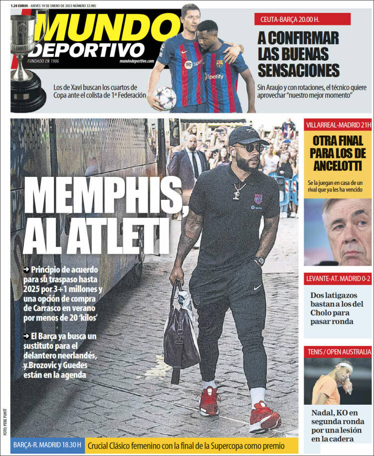 Portada de El Mundo Deportivo (Espa&ntilde;a)