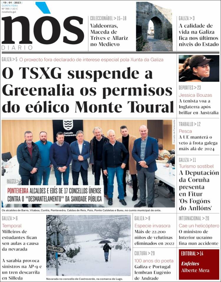Portada de Nòs Diario (Espa&ntilde;a)