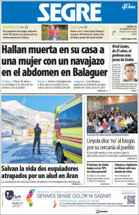 Portada de Segre  (Espa&ntilde;a)