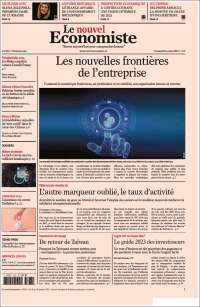 Portada de Le nouvel Economiste (France)