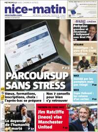 Portada de Nice-Matin (Francia)