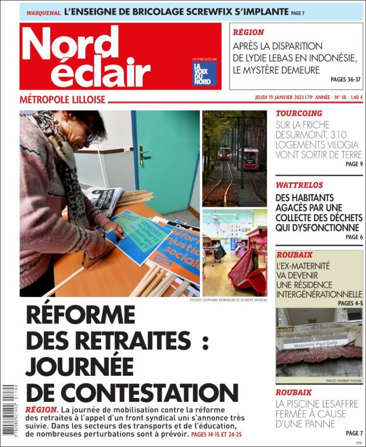 Portada de Nord Éclair (Francia)
