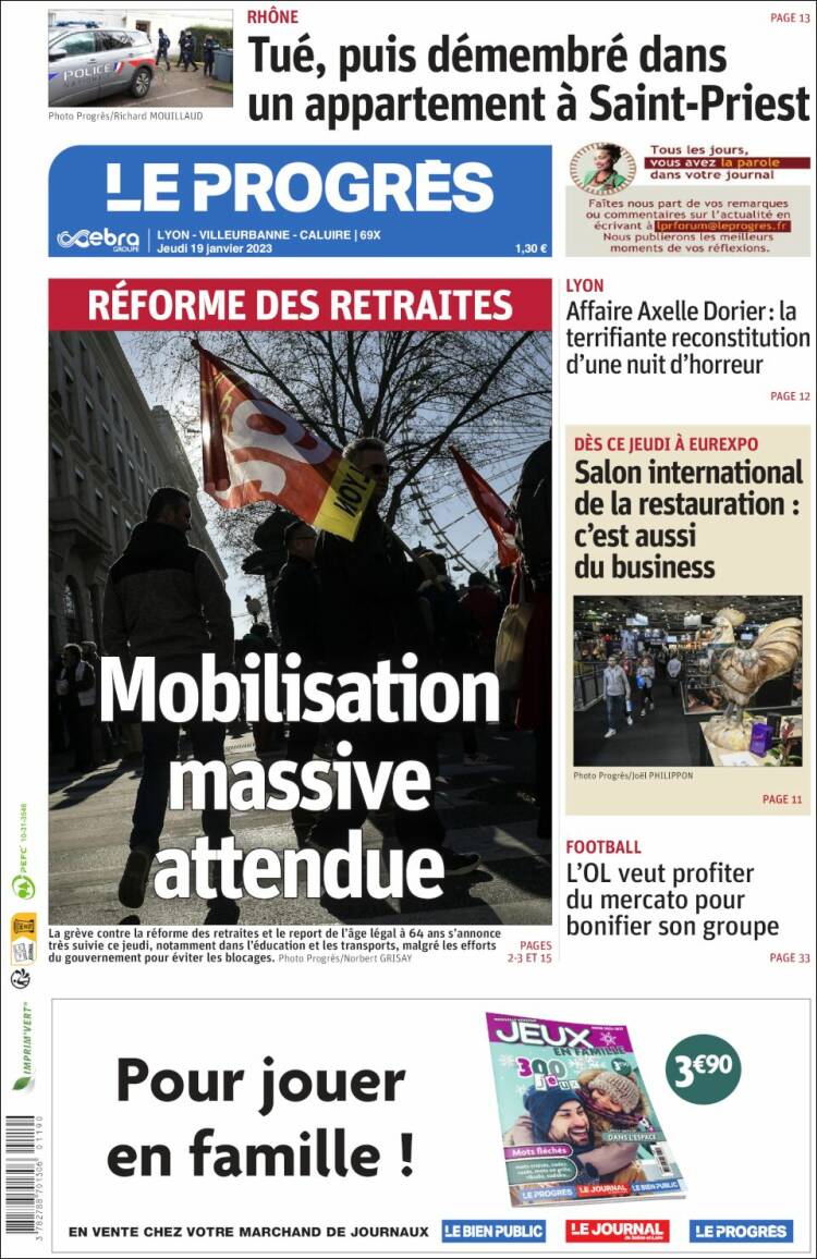 Portada de Progres de Fecamp (Francia)