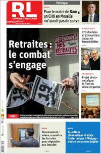 Portada de Le Republicain Lorrain (Francia)