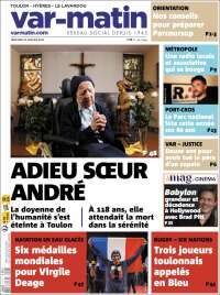 Portada de Var-Matin (Francia)