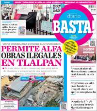 Portada de Diario Basta (México)