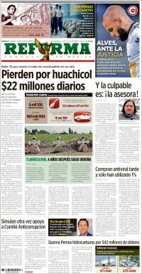 Portada de Reforma (México)