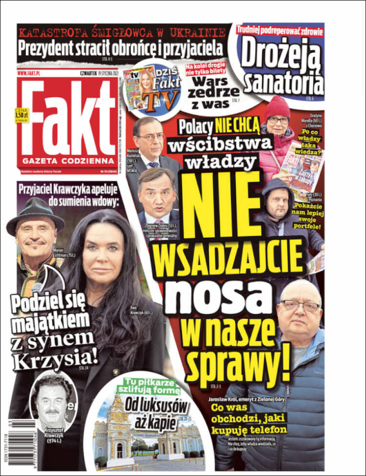 Portada de Fakt (Polonia)