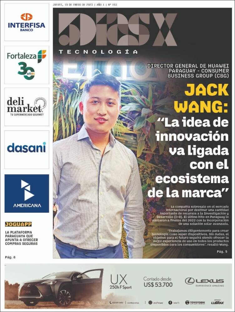 Portada de 5 Días (Paraguay)