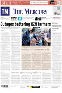 Portada de The Mercury (Sud&aacute;frica)