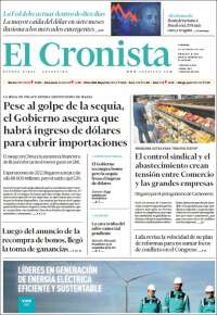 Portada de El Cronista Comercial (Argentina)