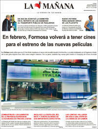 Portada de Diario La Mañana (Argentina)