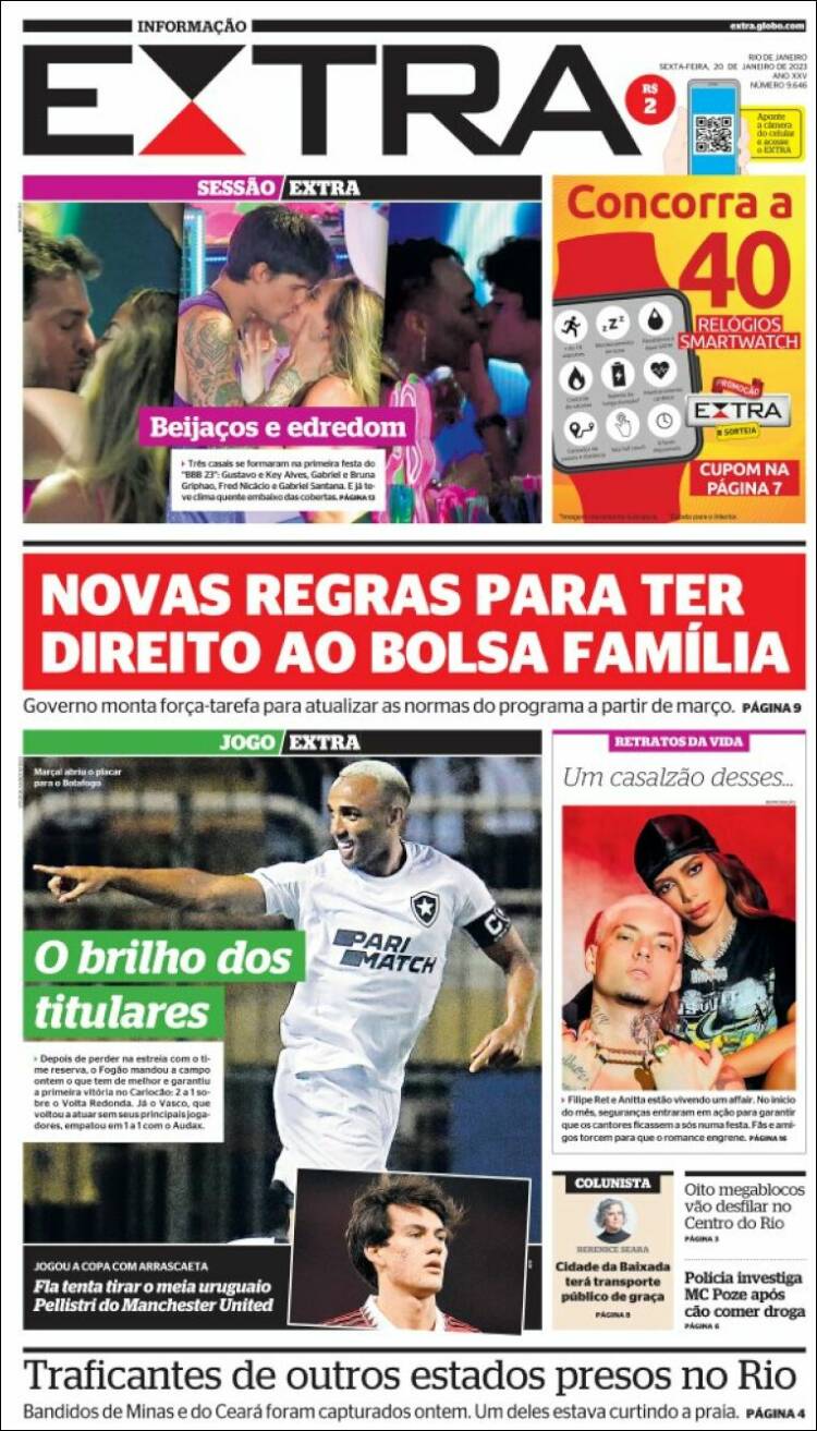 Portada de Extra (Brasil)