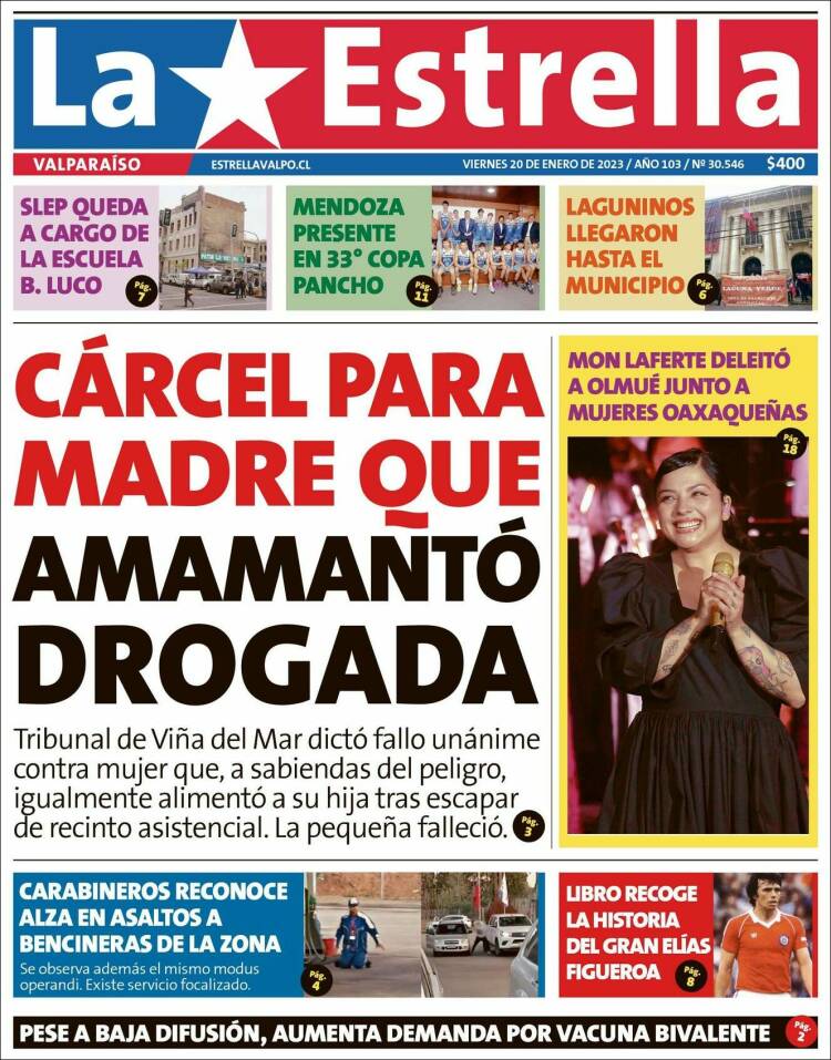 Portada de Estrella de Valparaiso (Chile)