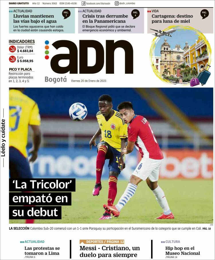 Portada de ADN - Bogotá (Colombia)
