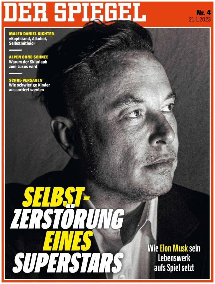 Portada de Der Spiegel (Germany)