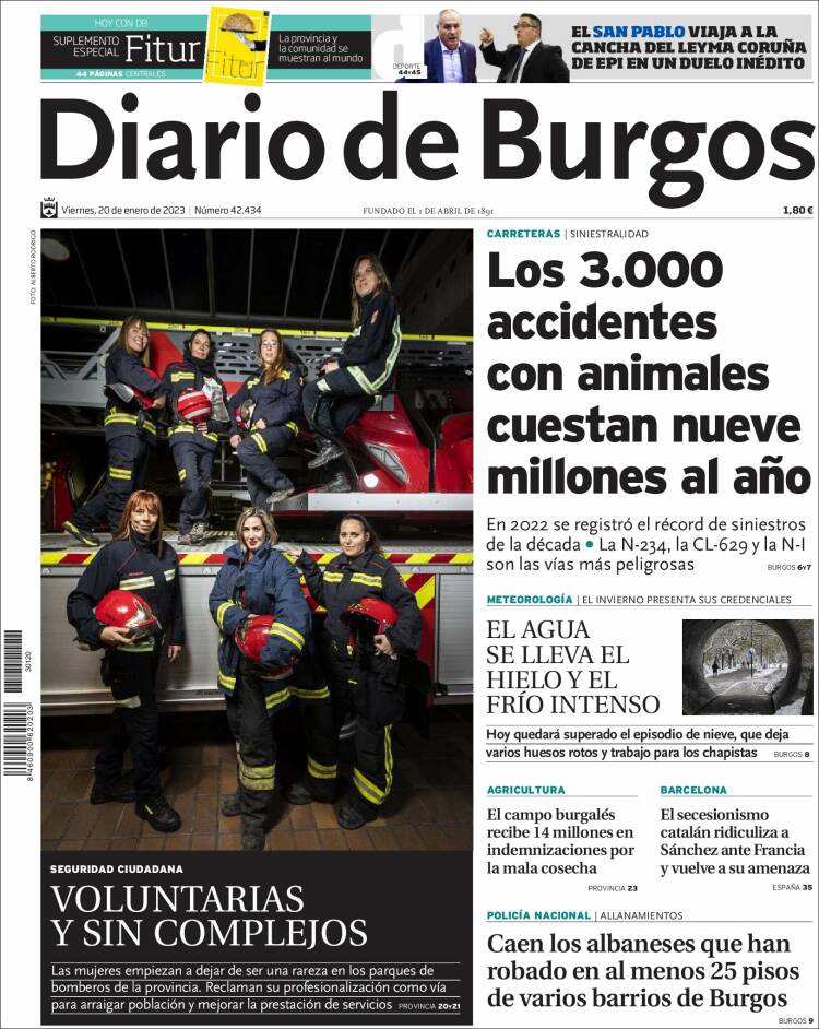 Portada de Diario de Burgos (Espa&ntilde;a)