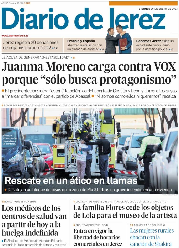 Portada de Diario de Jerez (Espa&ntilde;a)