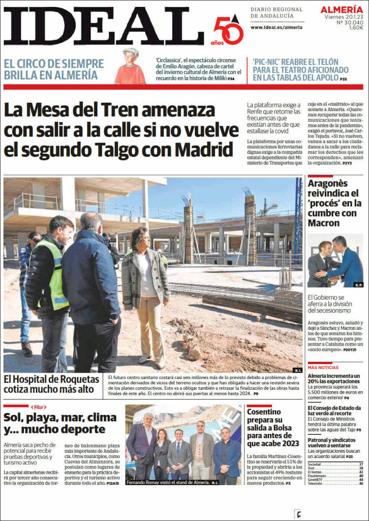 Portada de Ideal Almeria (Espa&ntilde;a)