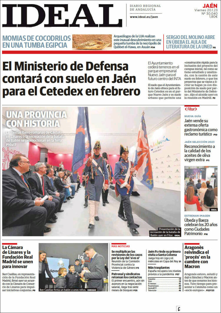 Portada de El Ideal de Jaén (Espa&ntilde;a)