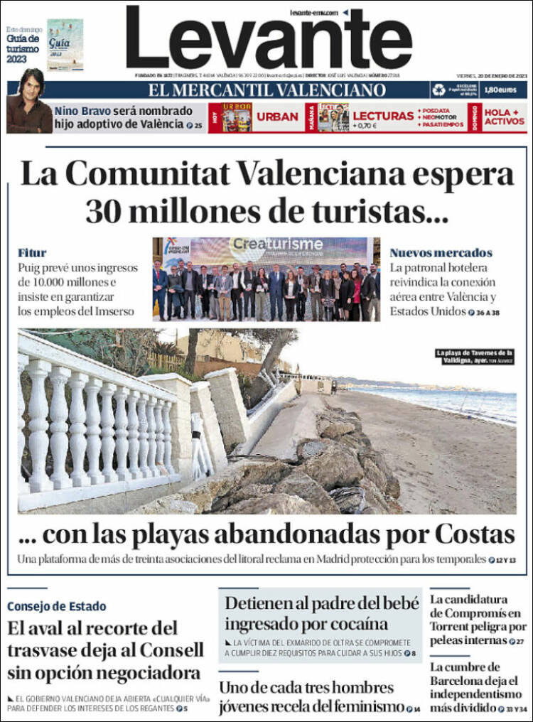 Portada de Levante (Espa&ntilde;a)