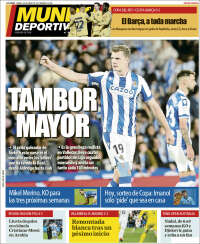 Portada de Mundo Deportivo Gipuzkoa (Espa&ntilde;a)