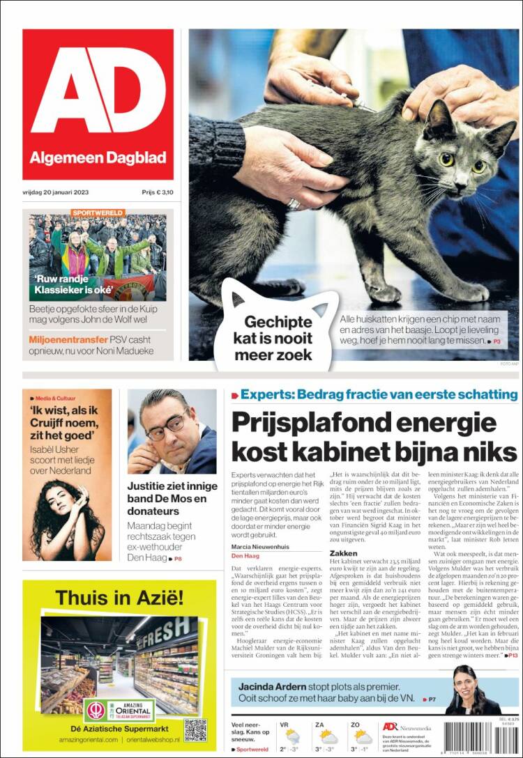 Portada de AD (Pa&iacute;ses Bajos)